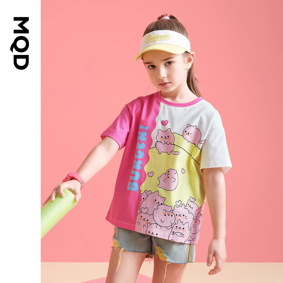 配色 肌に優しい カジュアル キッズ Tシャツ n-235