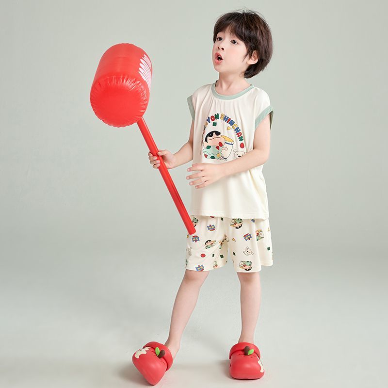 柔らか 通気吸汗 ゆったり Tシャツ+ショーツ セットアップ n-254
