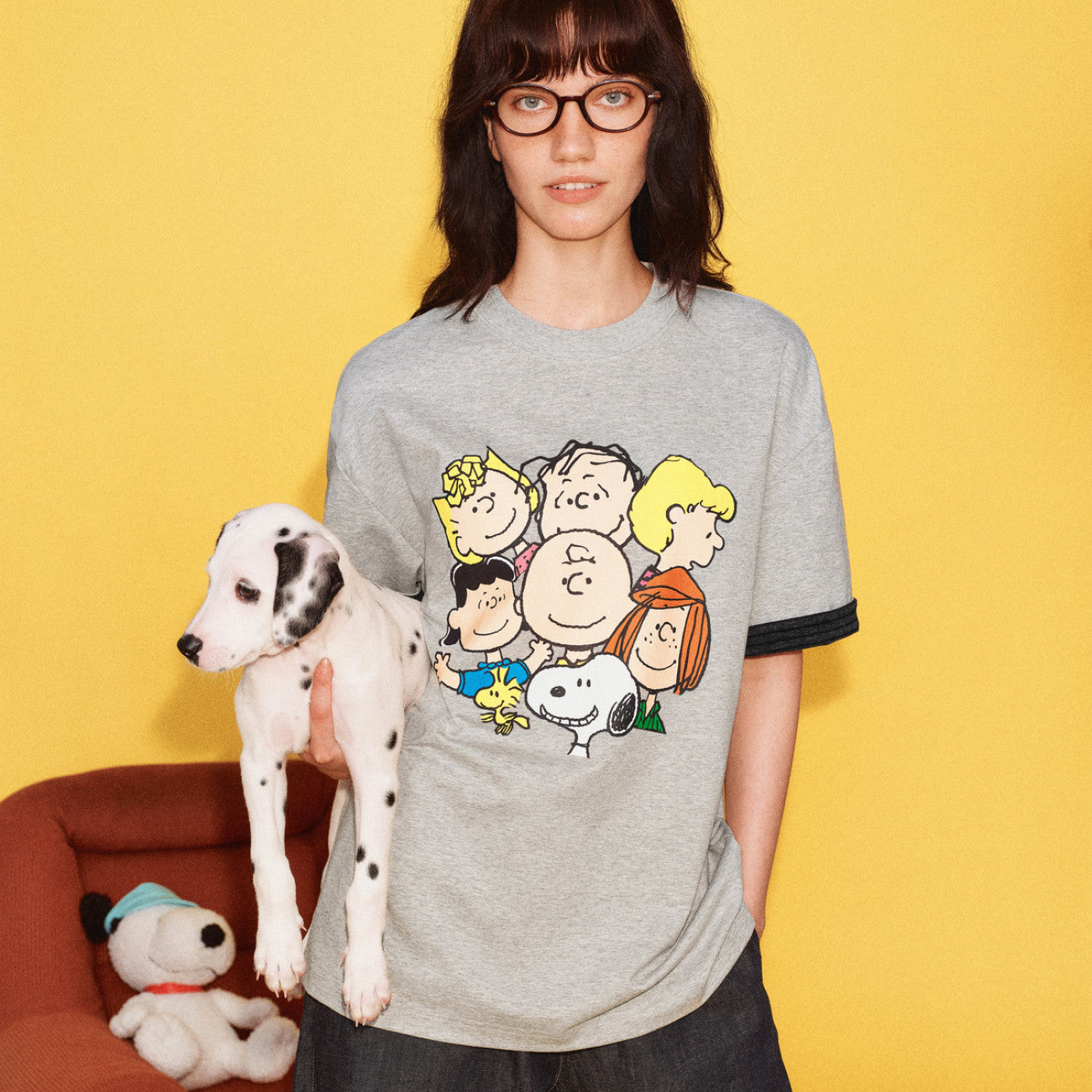 2色展開 男女兼用 折り返し 半袖 Tシャツ C-50047