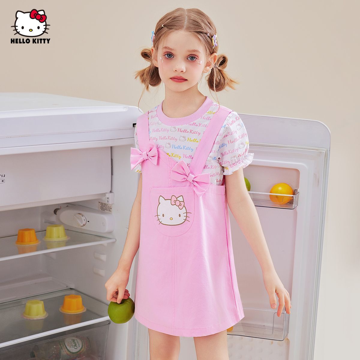 可愛い♡ 子供用 夏服 キュート元気系 ワンピース n-315