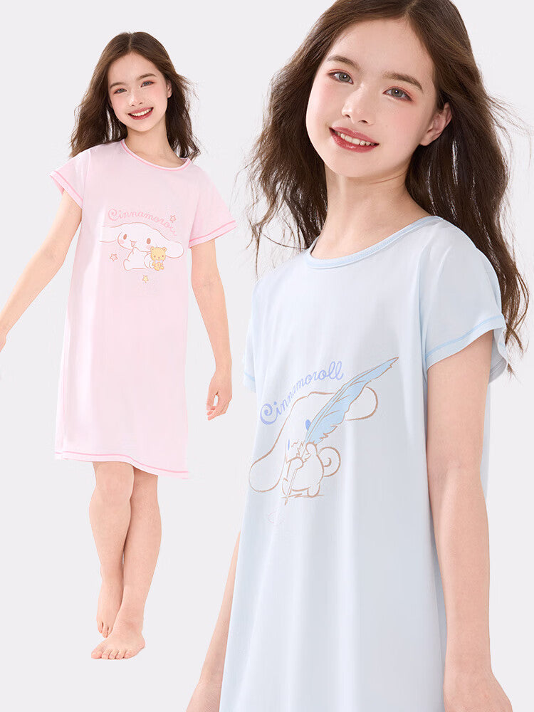 可愛い 半袖 快適 パジャマ ワンピース n-194