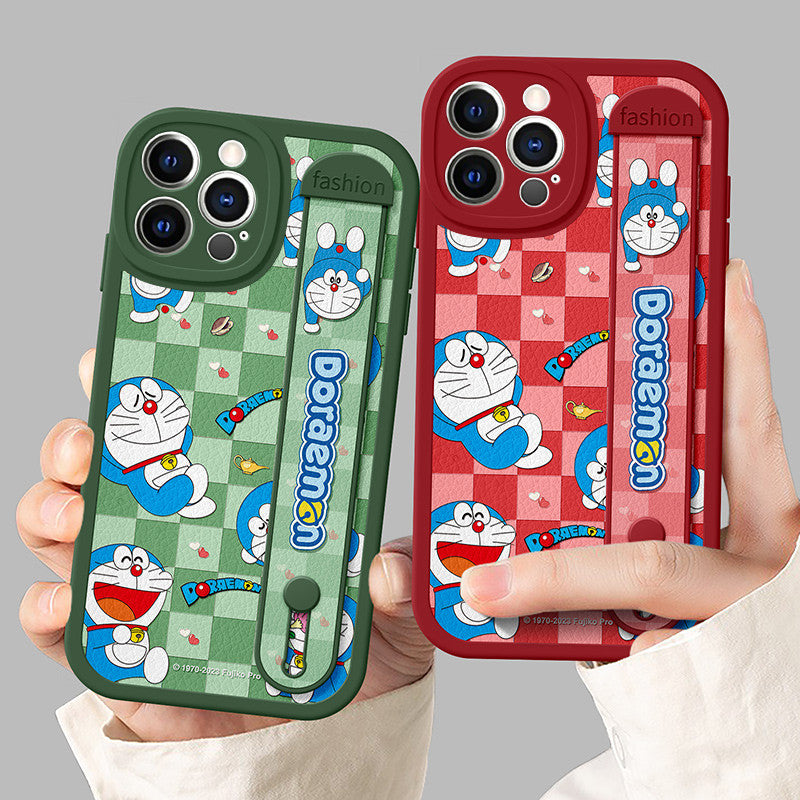 iPhone機種に対応 レザー調 2WAYスタンド スマホケース C-80151