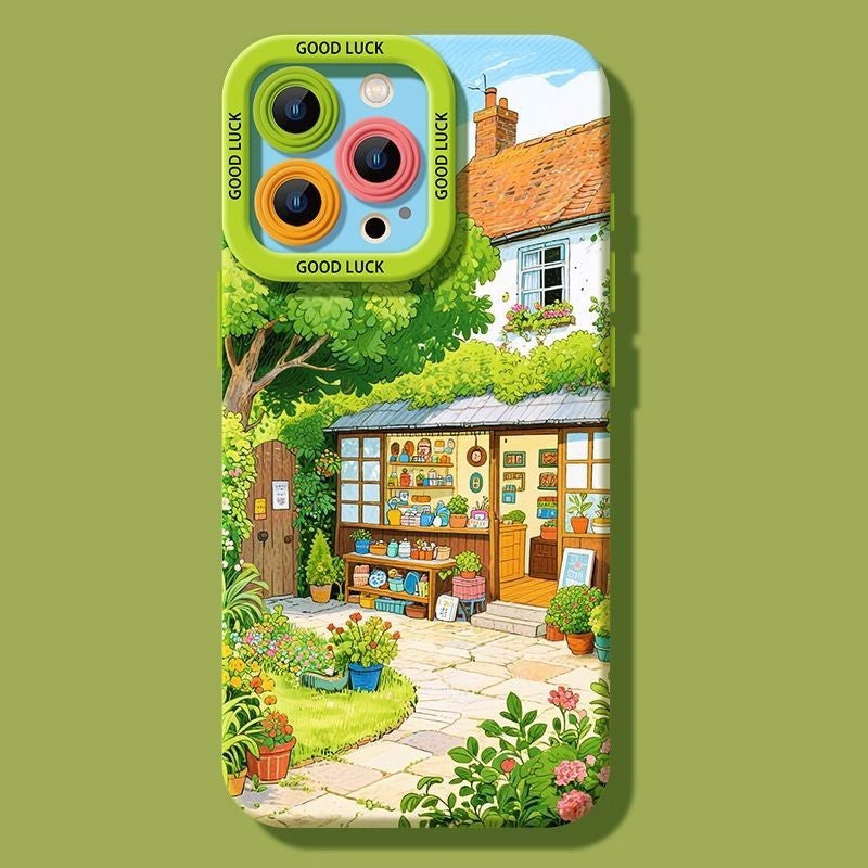 iPhone機種に対応 かわいい チャーム付き スマホケース C-80062