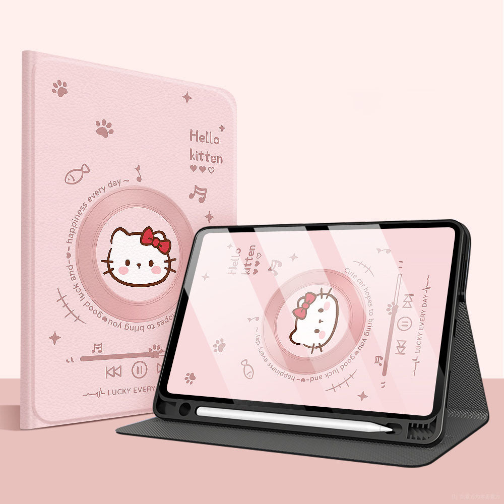 衝撃保護 薄型軽量 3段階角度調整 iPadケース C-80077