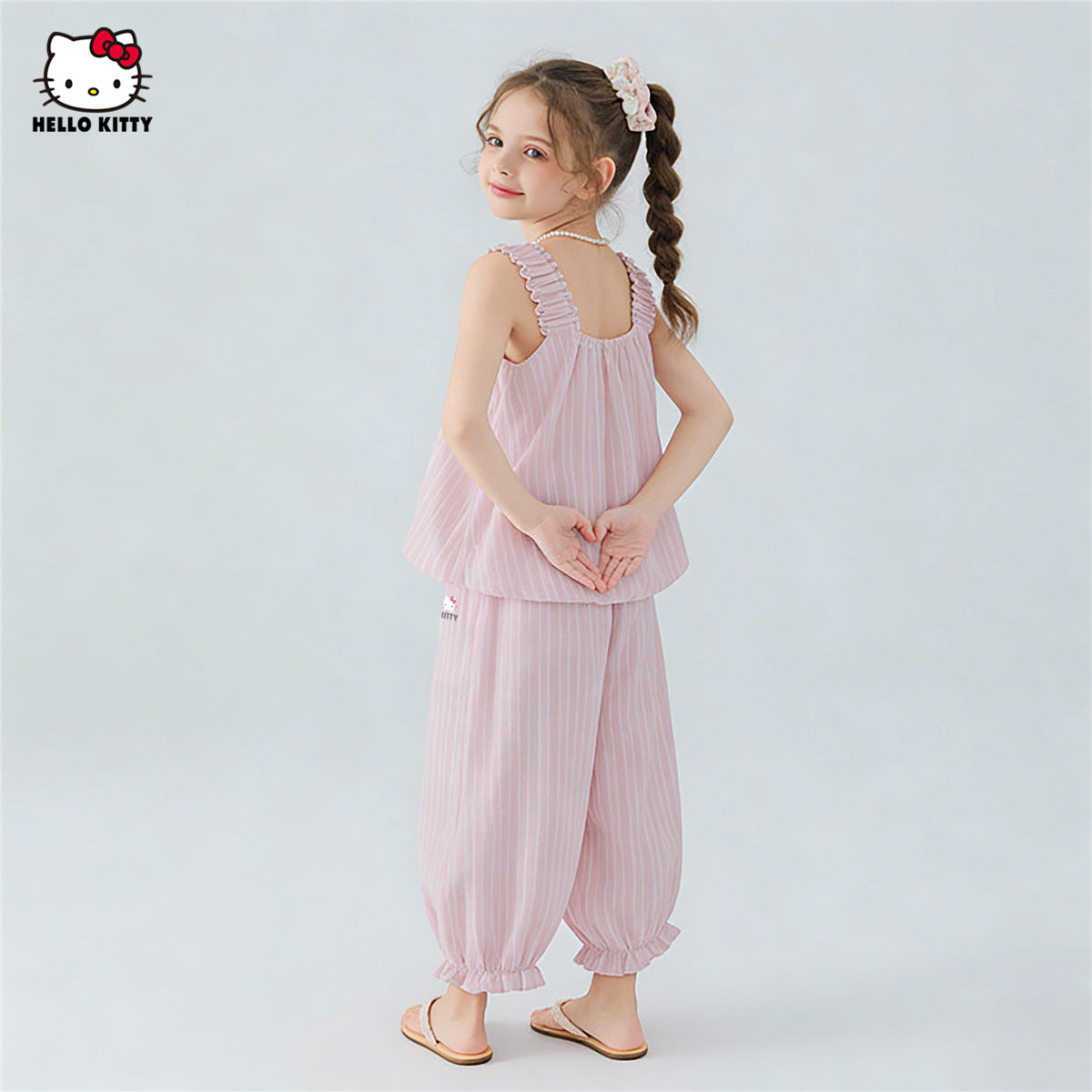 通気性抜群 夏用 ルームウェア トップス+パンツ セットアップ n-316