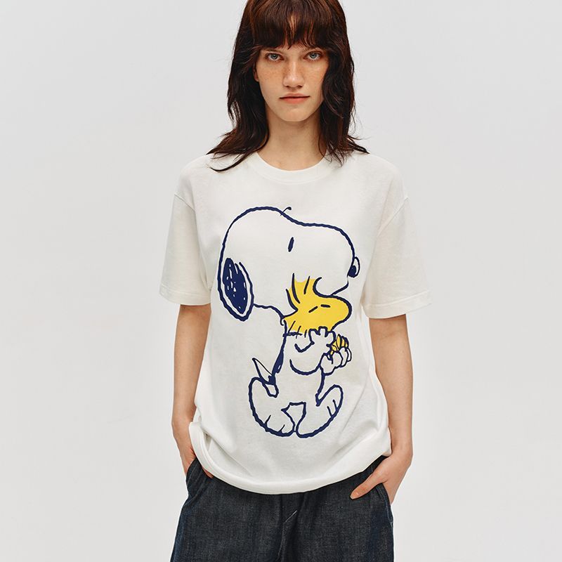 3色展開 男女兼用 プリント Tシャツ C-50043