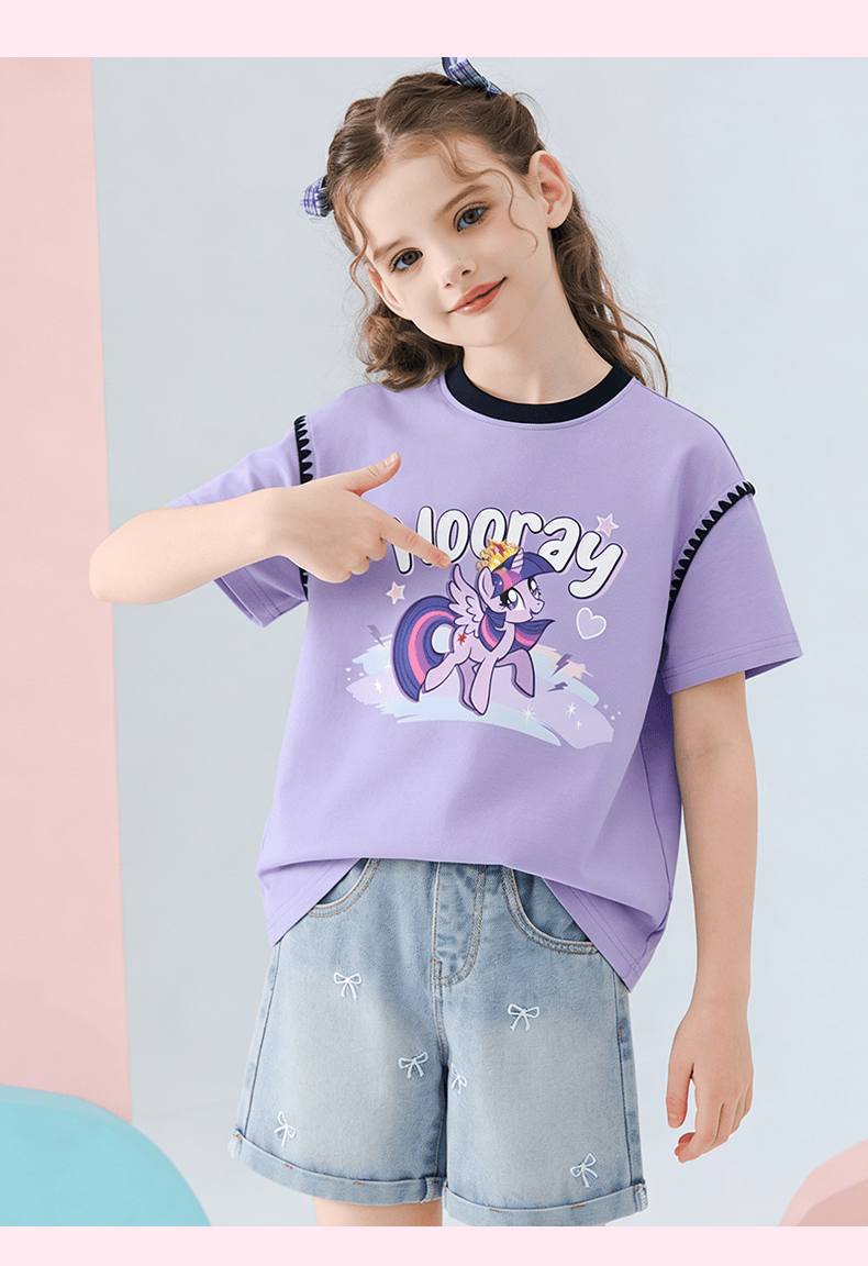 配色 プリント トップス+ショートパンツ セットアップ n-189