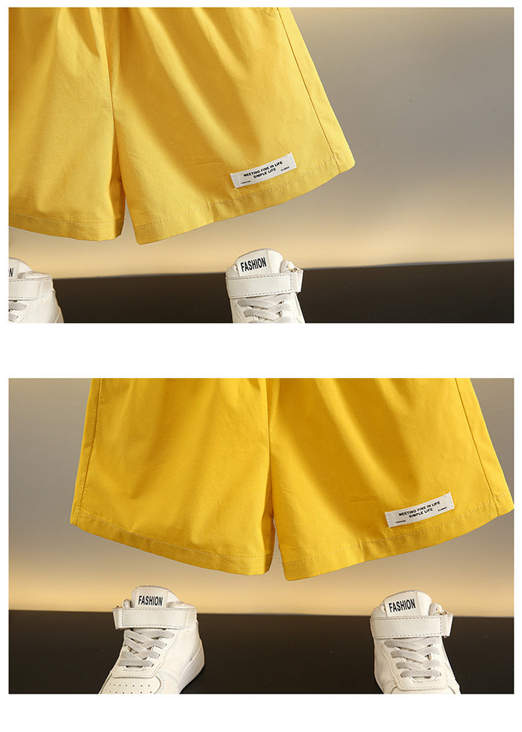 売れ筋 シンプル 半袖 トップス+ショートパンツ セットアップ n-221