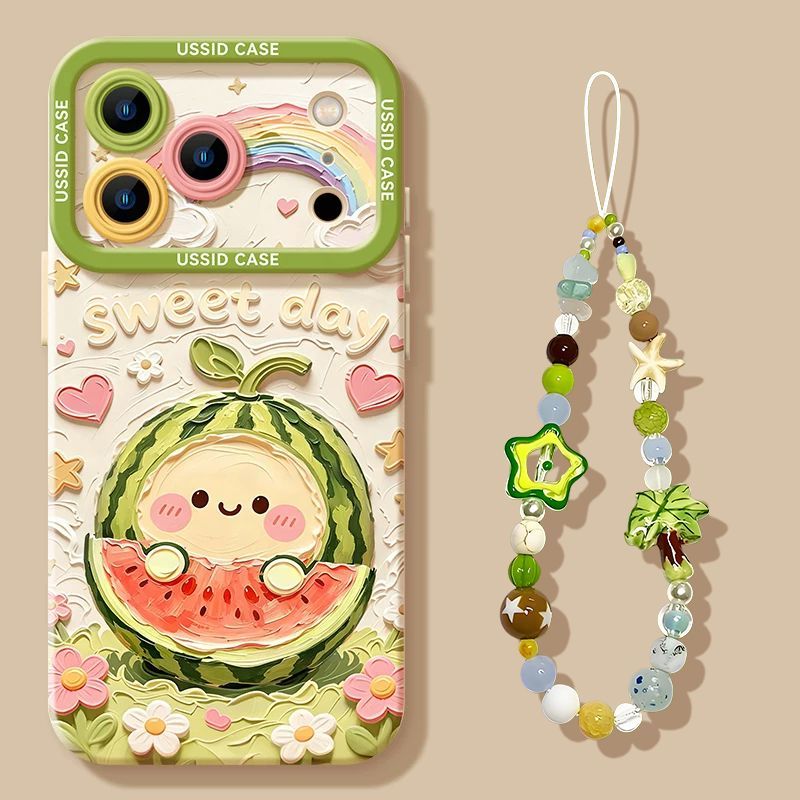 iPhone機種に対応 油絵風 衝撃吸収 スマホケース C-80066