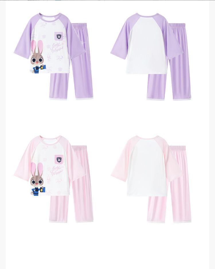 子供用 柔らか通気性 パジャマ Tシャツ+パンツ セットアップ n-119