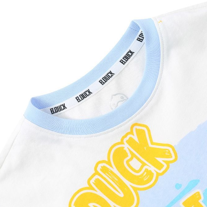 男女兼用 キッズ 夏 丸首 ボーダー Tシャツ n-145