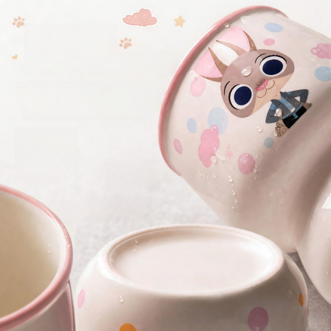 2個セット ペアカップ くびれデザイン 陶磁器マグカップ C-199
