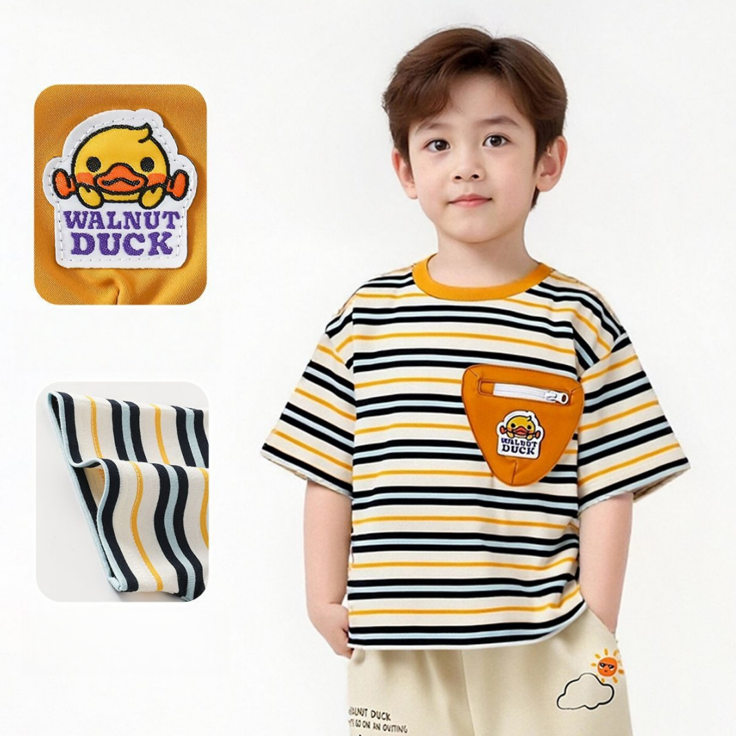 吸汗通気 カジュアル ボーダー 半袖 Tシャツ n-261