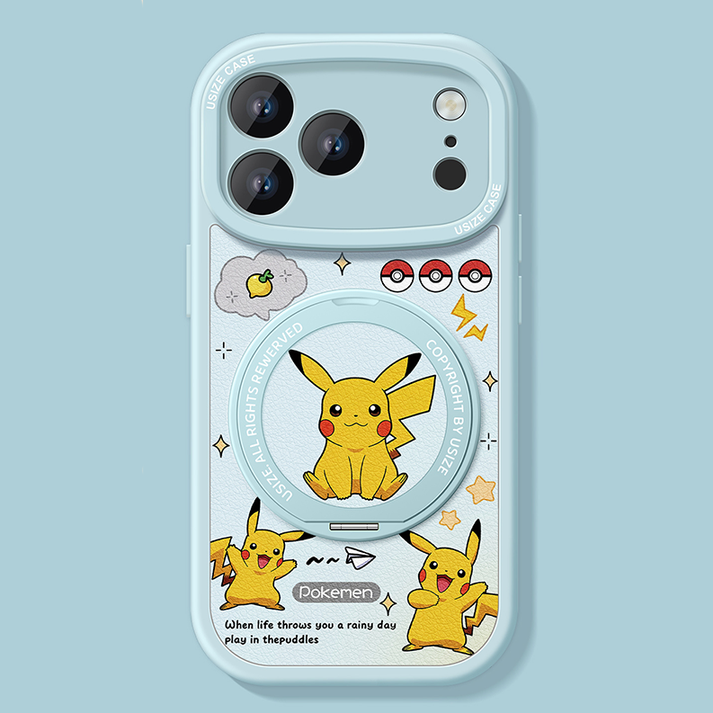 磁気吸着 360度回転スタンド iPhone機種に対応 スマホケース C-80015