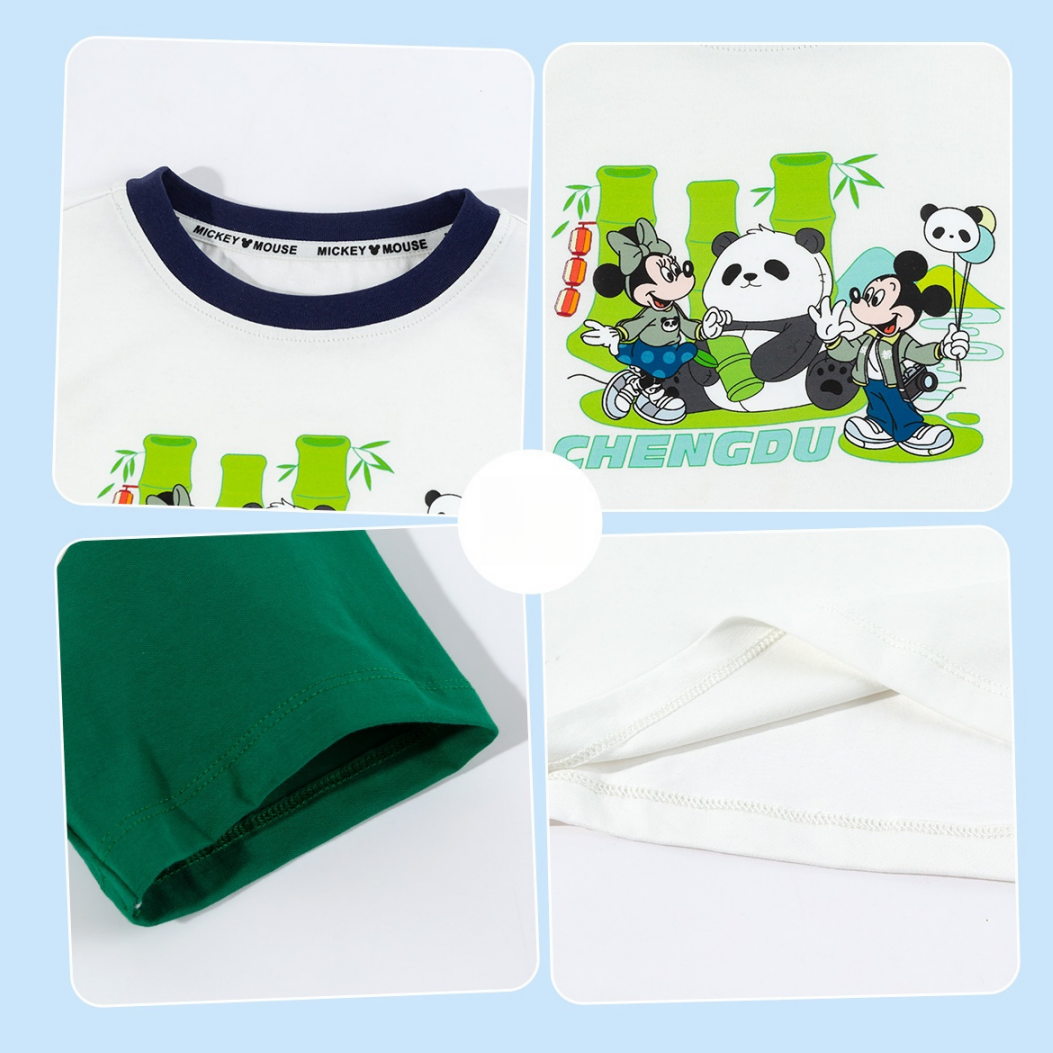 【接触冷感・吸汗通気】冷感アイス綿 切り替え 配色 吸汗通気 Tシャツ n-297