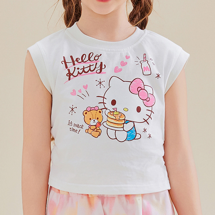 夏カジュアル かわいい プリント トップス+カジュアルパンツ セットアップ n-331