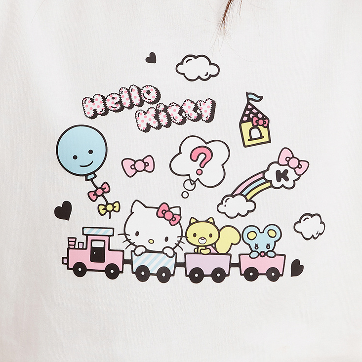 甘いピンク 配色 トップス+パンツ セットアップ n-347