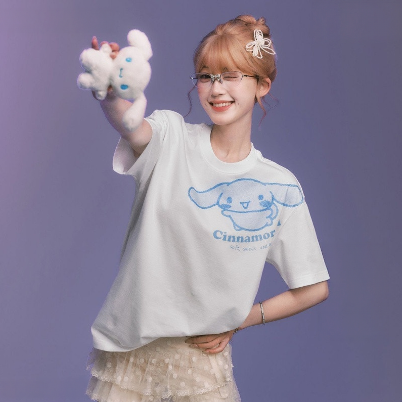 2色展開 男女兼用 プリント Tシャツ C-50040