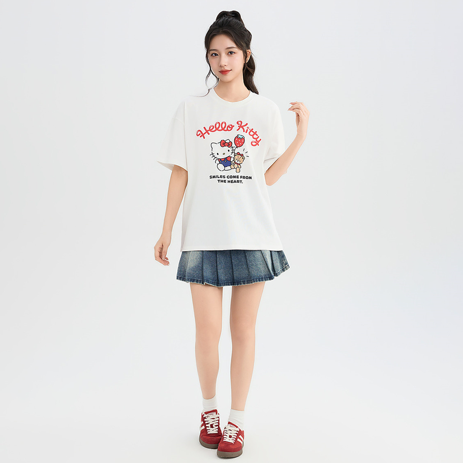 3色展開 かわいい プリント Tシャツ C-50048