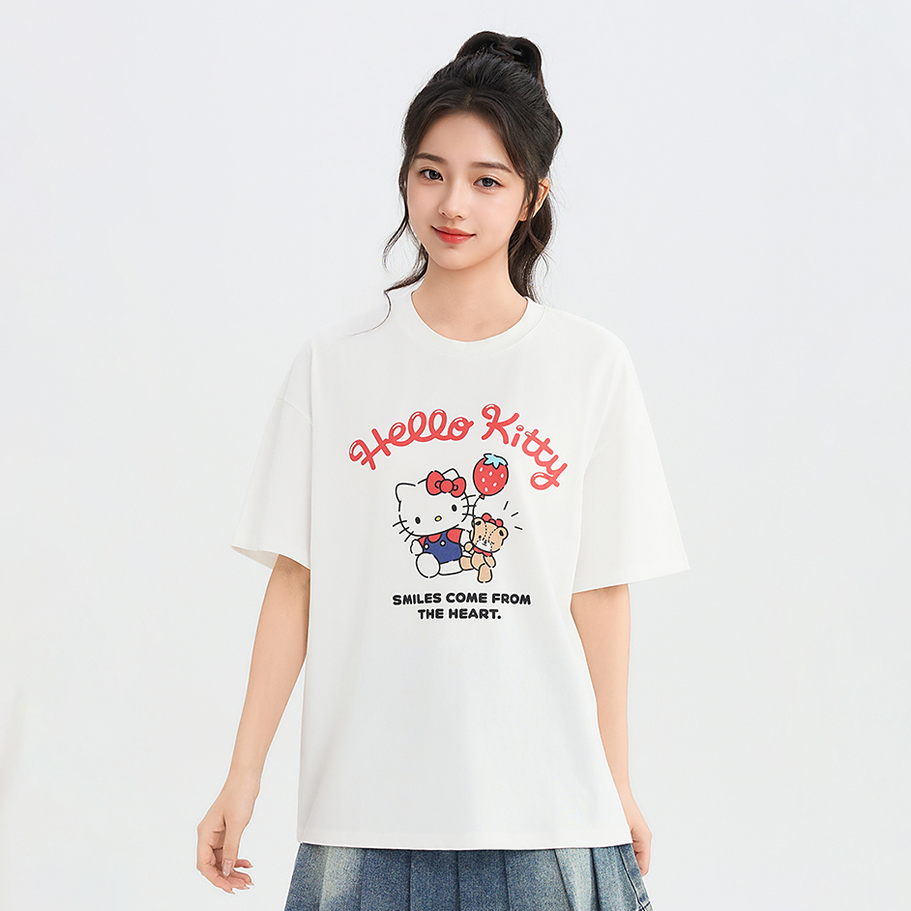 3色展開 かわいい プリント Tシャツ C-50048