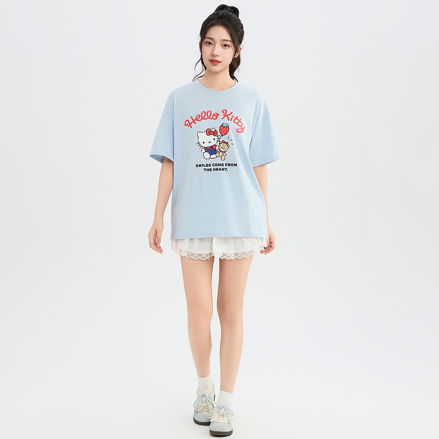 3色展開 かわいい プリント Tシャツ C-50048