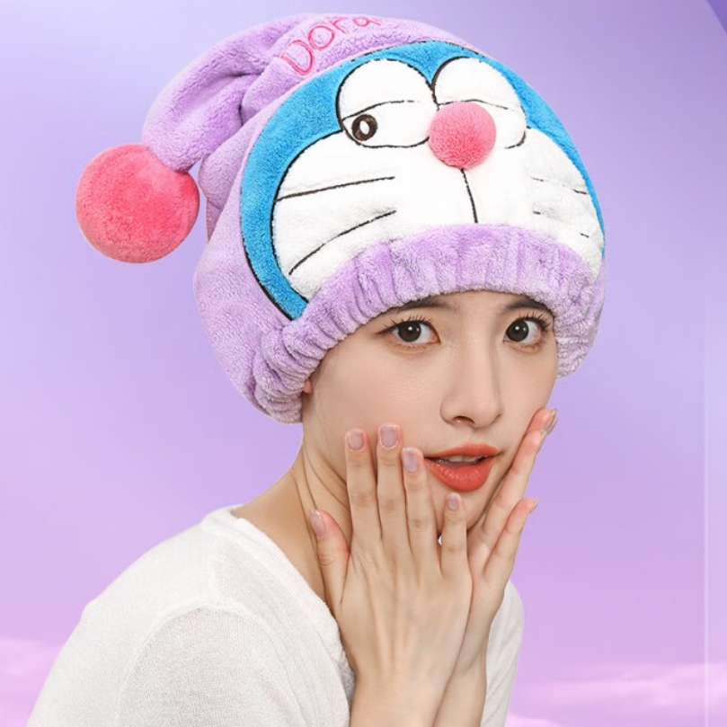 【👛 コスパ最強】2点 ふわふわ 速乾 吸水力抜群 ヘアキャップ C-459
