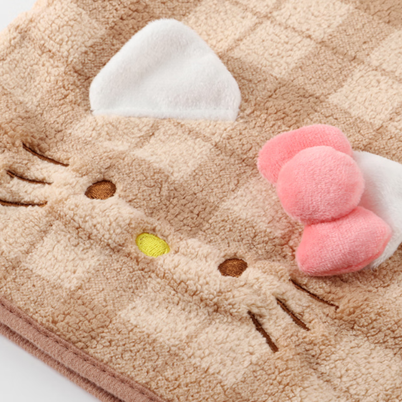 ふわふわ かわいい 吸水力抜群 ヘアキャップ C-462