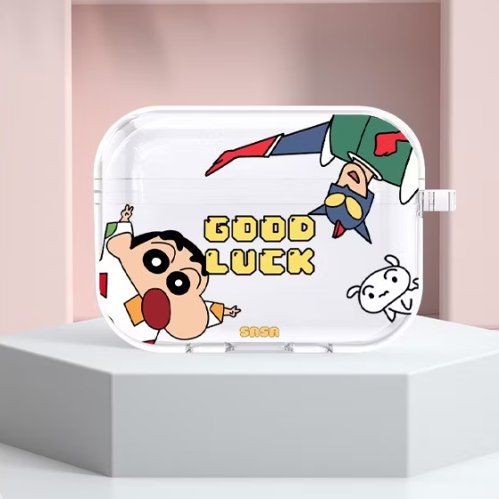 クリアデザイン 黄ばみにくい ソフト AirPodsケース C-80174