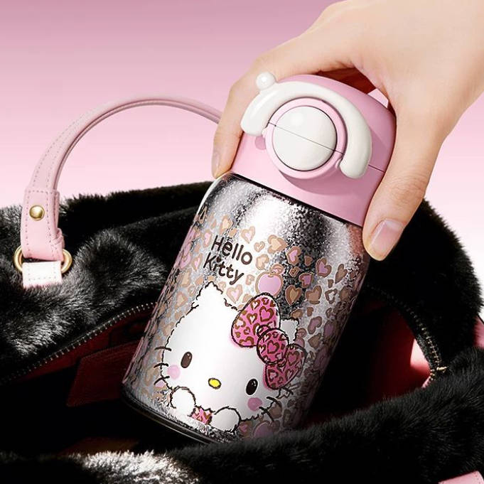 250ml 純チタン 2WAY 保温水筒 ミニボトル C-552