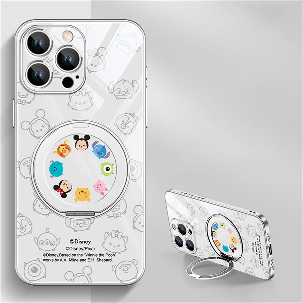 iPhone機種に対応 衝撃吸収 360 度回転スタンド スマホケース C-80132