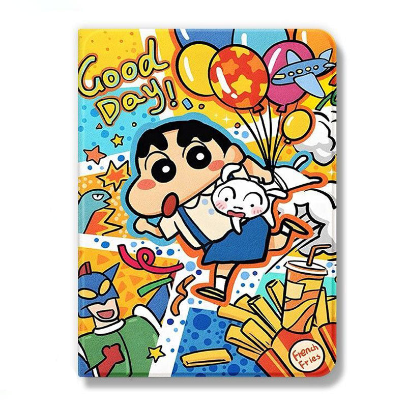 落下衝撃保護 薄型軽量 三段階スタンド iPadケース C-80099