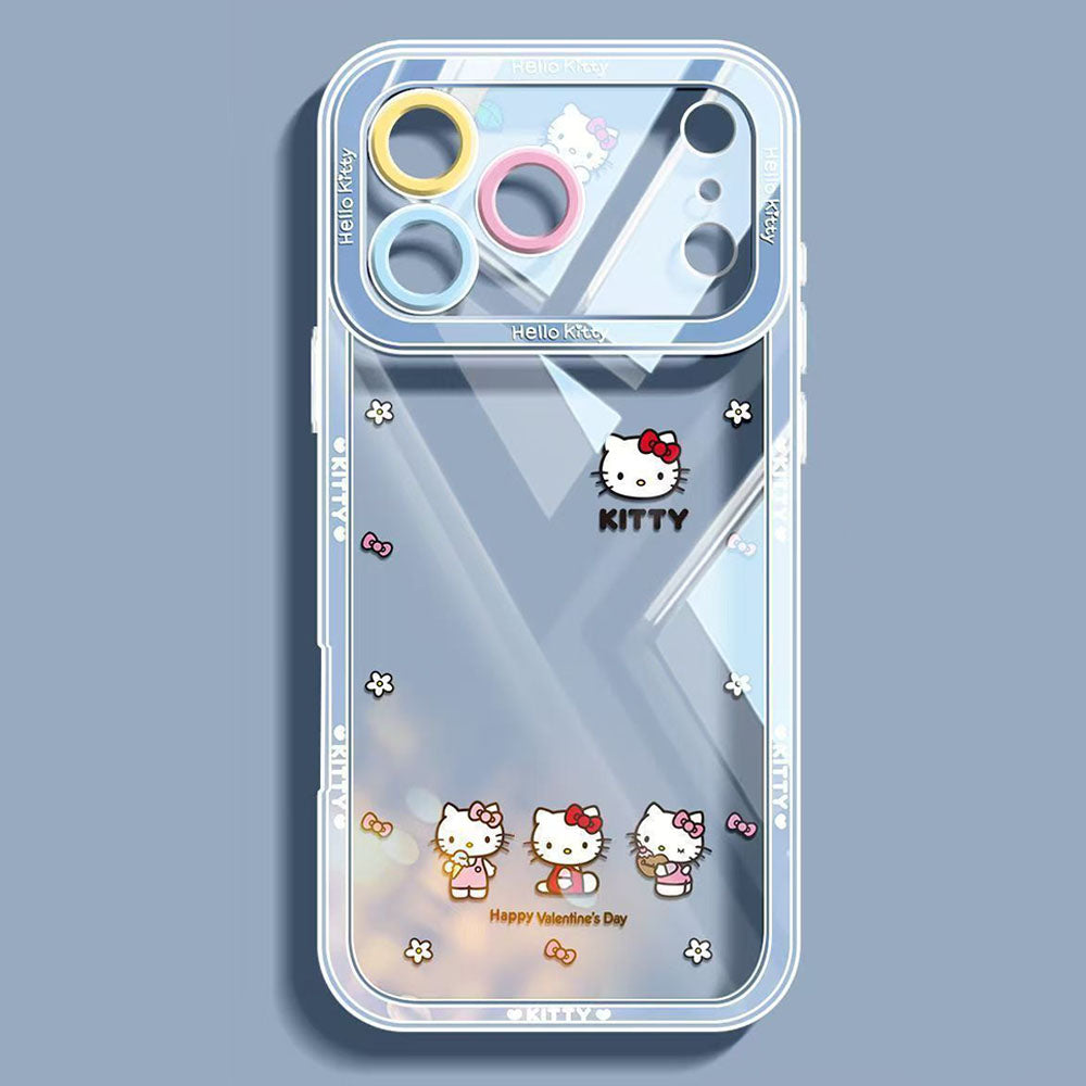 iPhone機種に対応 6カラー 透明感たっぷり カメラ保護 スマホケース C-80161