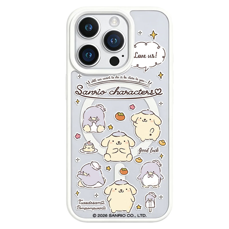 iPhone機種に対応 透明 衝撃吸収 レンズ保護 スマホケース C-80123