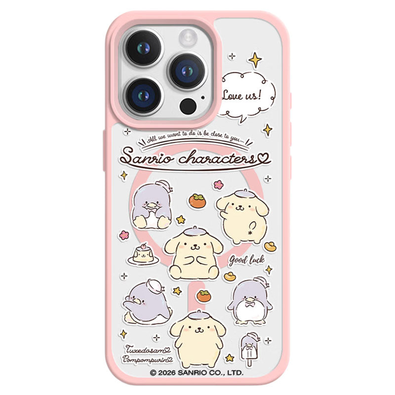iPhone機種に対応 透明 衝撃吸収 レンズ保護 スマホケース C-80123