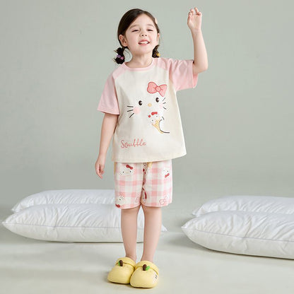 締め付けなし 夏用 吸汗通気 Tシャツ+ショーツ セットアップ n-250