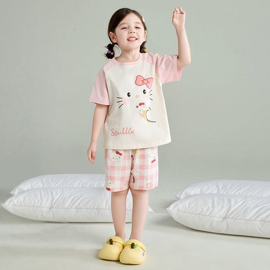 締め付けなし 夏用 吸汗通気 Tシャツ+ショーツ セットアップ n-250