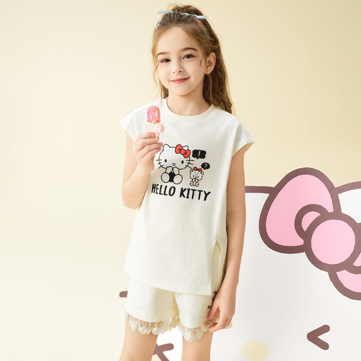 子供用 肌触りよい 半袖 Tシャツ+ショーツ セットアップ n-105