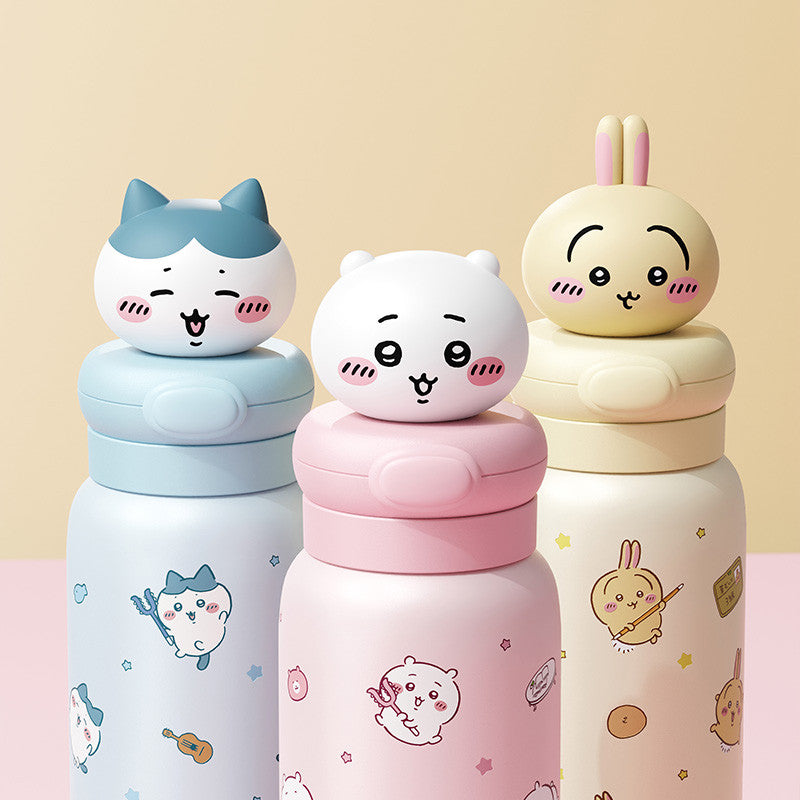 550mL 癒しデザイン 保温保冷 水筒 ボトル C-399