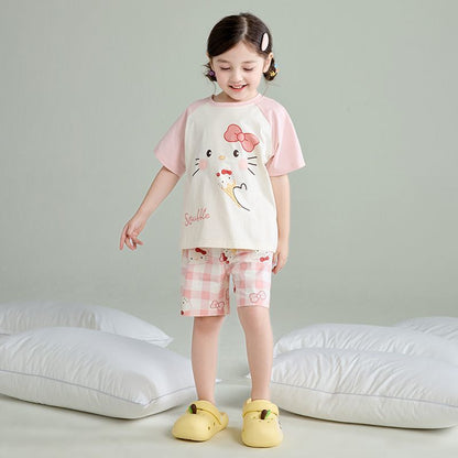 締め付けなし 夏用 吸汗通気 Tシャツ+ショーツ セットアップ n-250