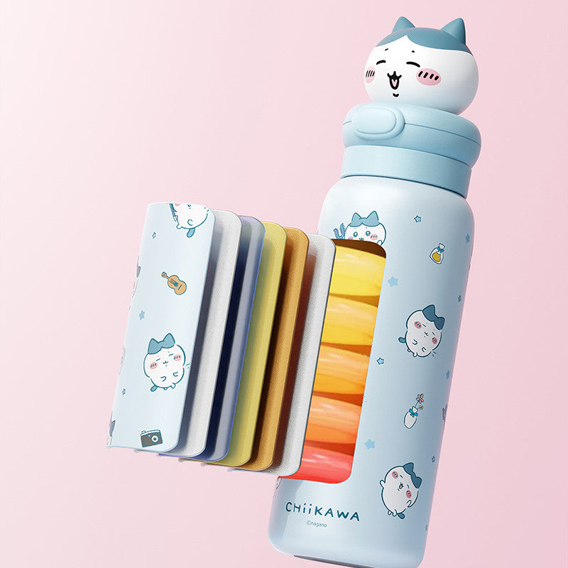 550mL 癒しデザイン 保温保冷 水筒 ボトル C-399
