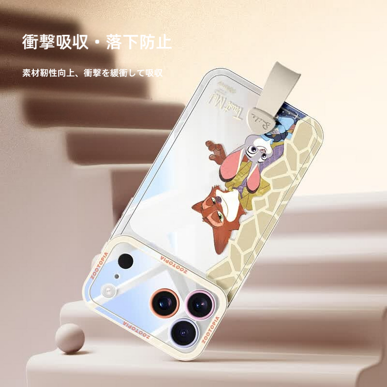 iPhone対応 透明クリア 高段差全周保護 薄型軽量 耐衝撃 スマホケース C-80050