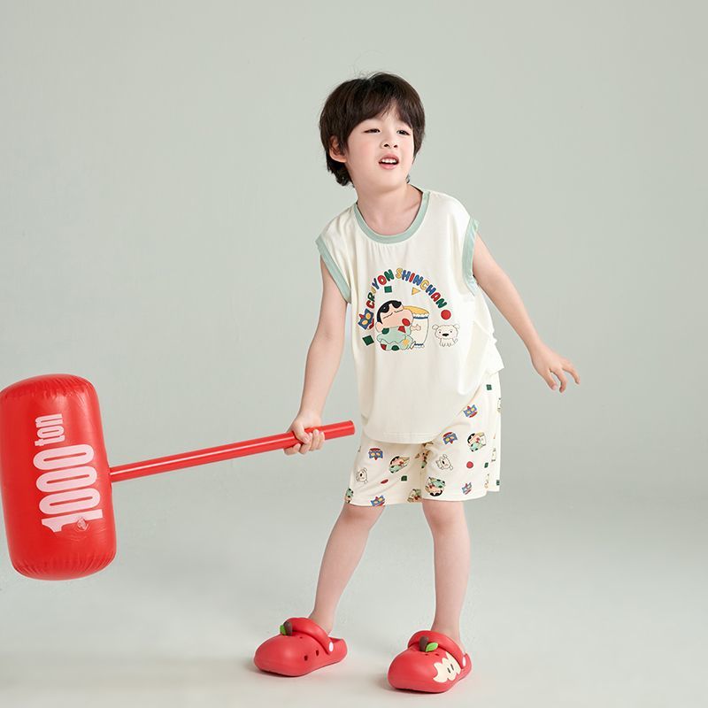 柔らか 通気吸汗 ゆったり Tシャツ+ショーツ セットアップ n-254