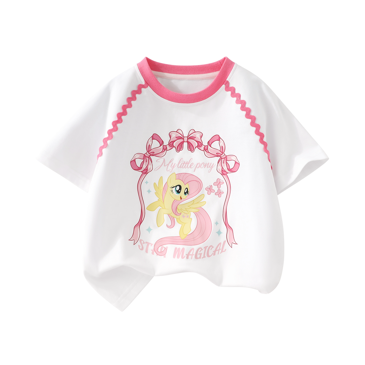 配色 柔らか肌触り カジュアル キッズ Tシャツ n-242