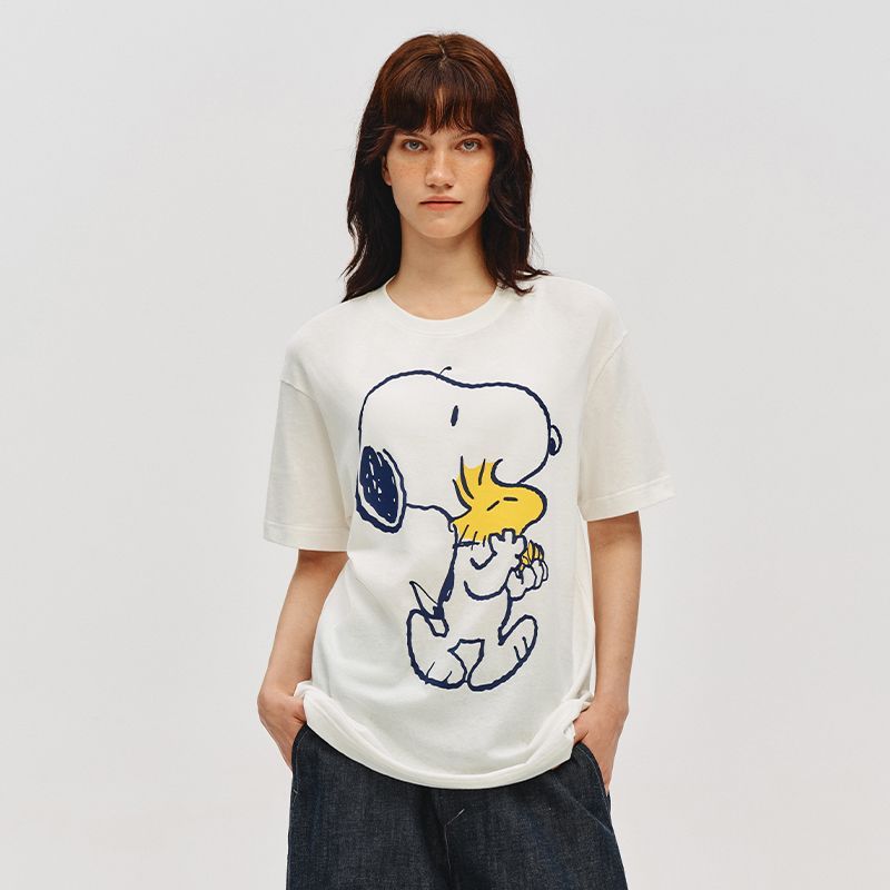 3色展開 男女兼用 プリント Tシャツ C-50043