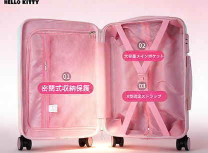 存在感のある グラデーションカラー オシャレ度満点 機内持ち込み可 スーツケース C-60005