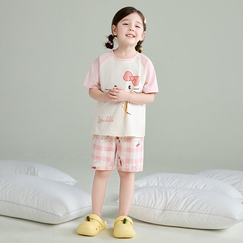 締め付けなし 夏用 吸汗通気 Tシャツ+ショーツ セットアップ n-250