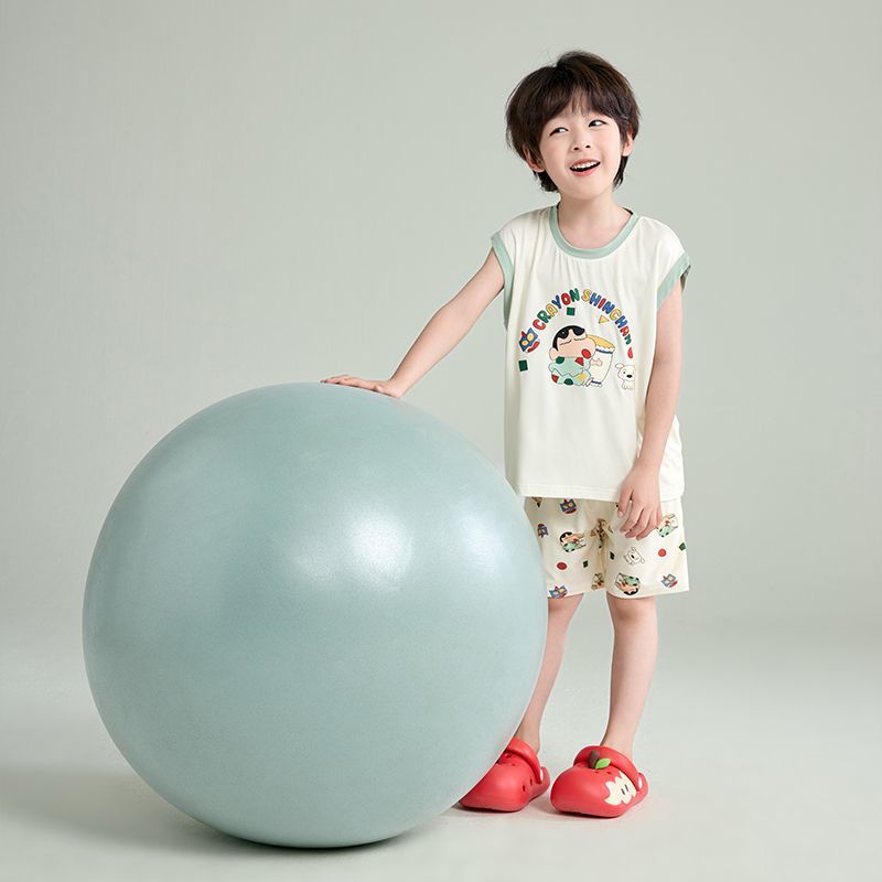 柔らか 通気吸汗 ゆったり Tシャツ+ショーツ セットアップ n-254
