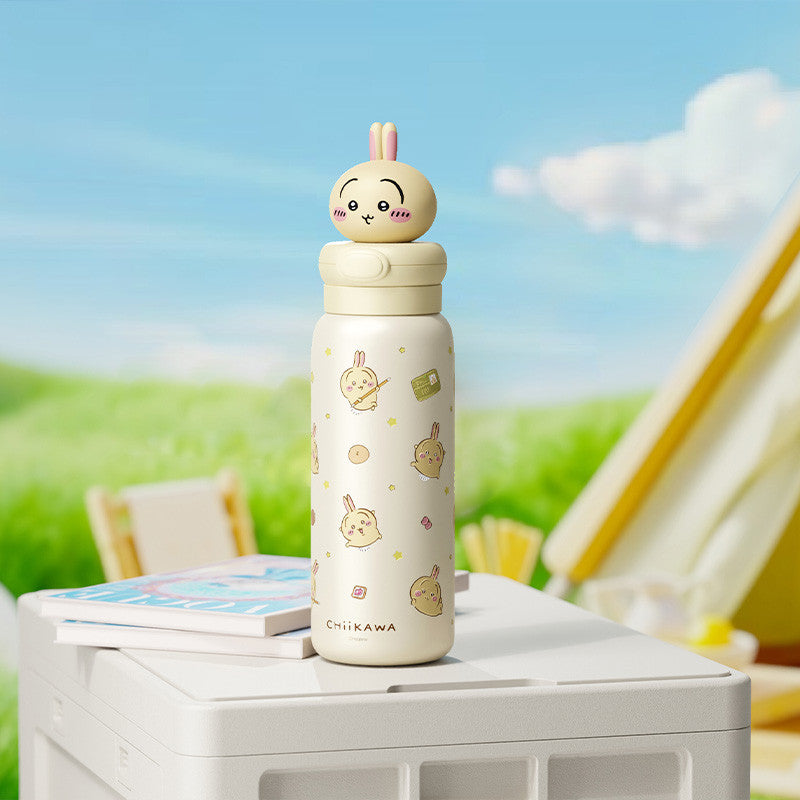 550mL 癒しデザイン 保温保冷 水筒 ボトル C-399