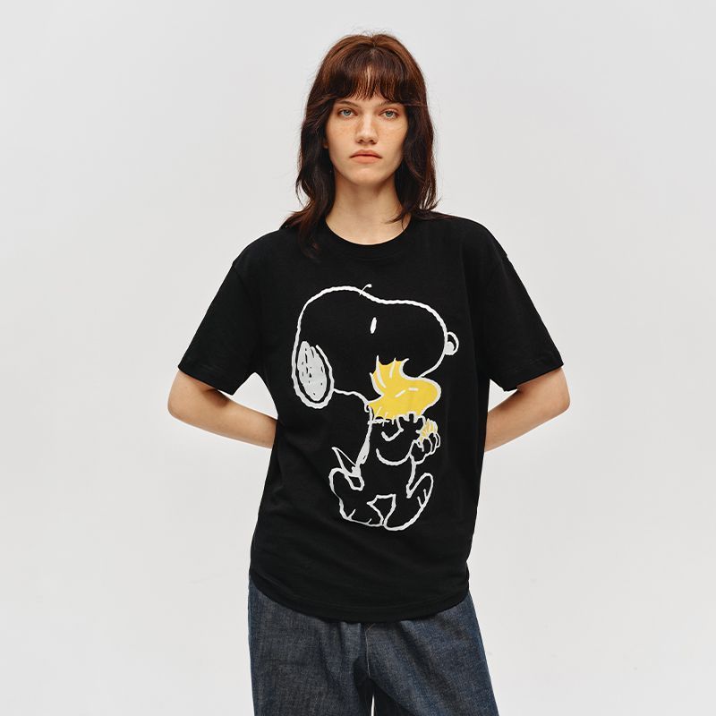 3色展開 男女兼用 プリント Tシャツ C-50043