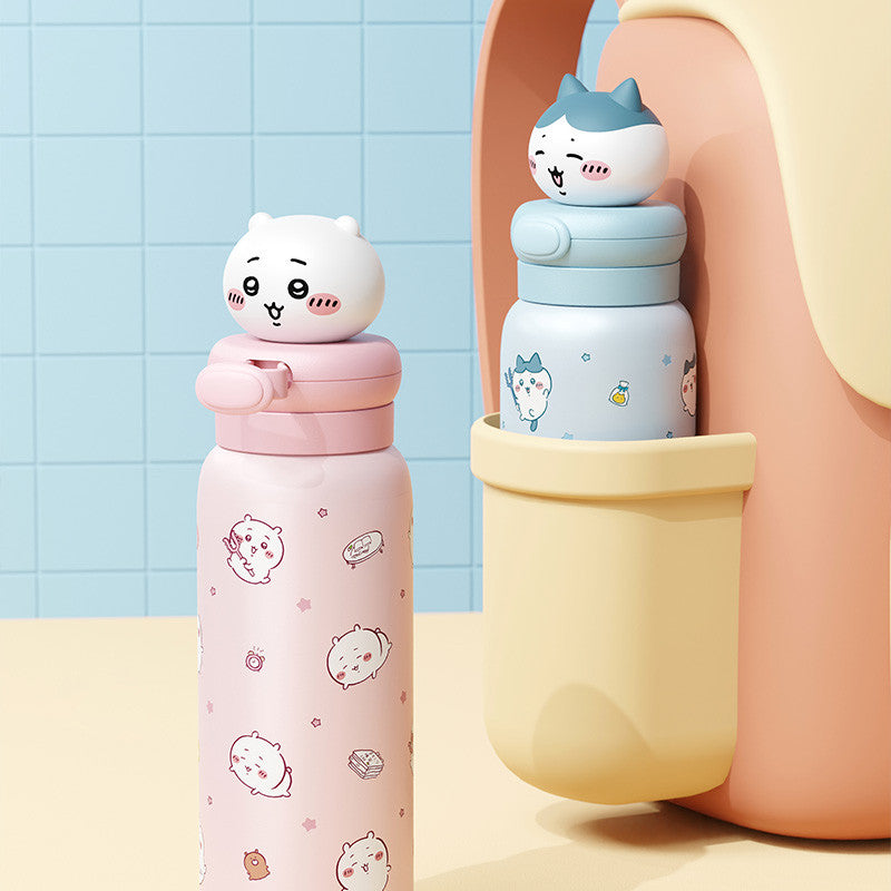 550mL 癒しデザイン 保温保冷 水筒 ボトル C-399
